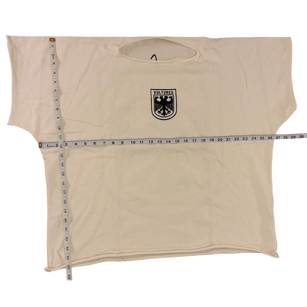 Yeezy YZY Gosha Vultures Merch Box T-Shirt Size 1 Small in White - Picture 3 of 4